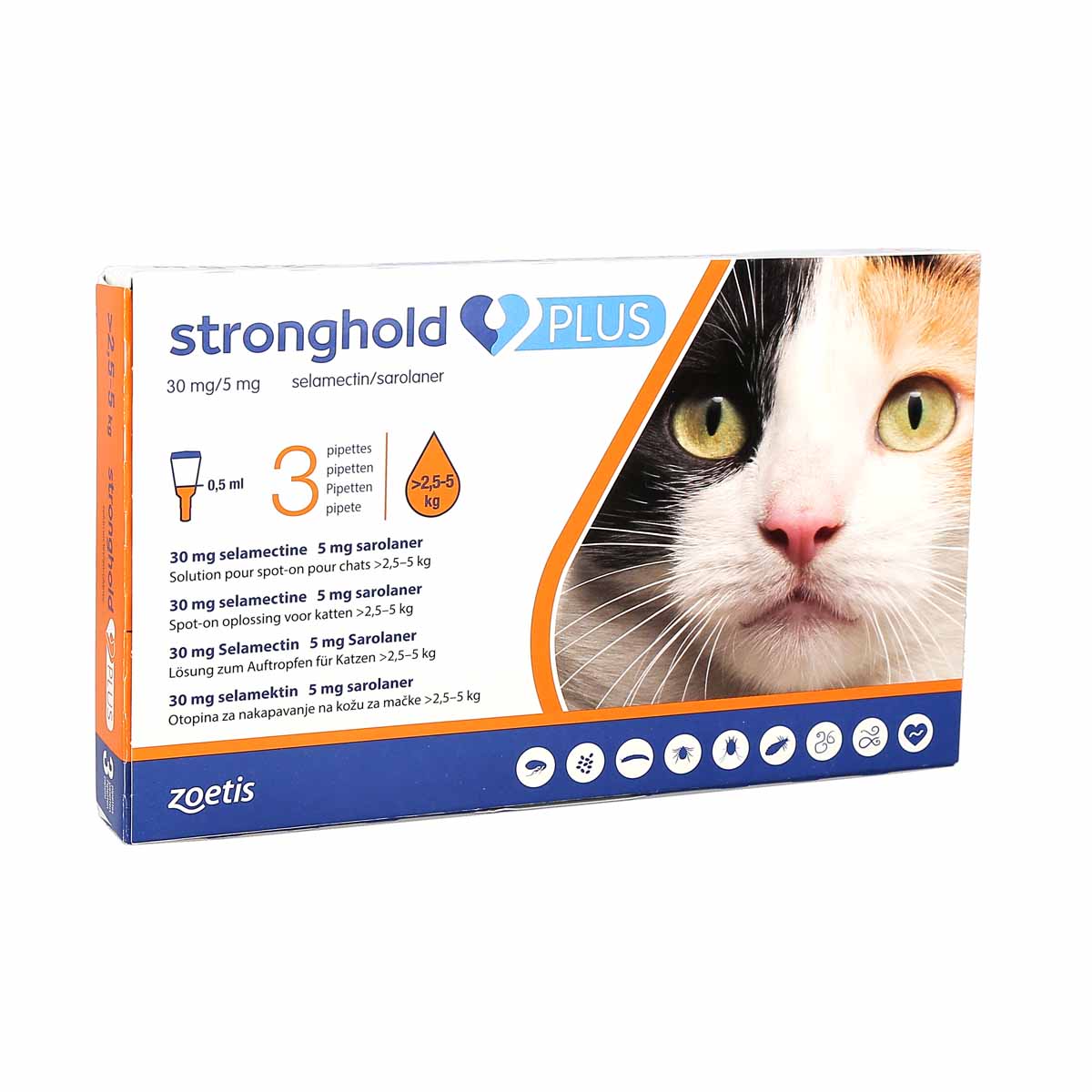 Stronghold Plus pipettes chat