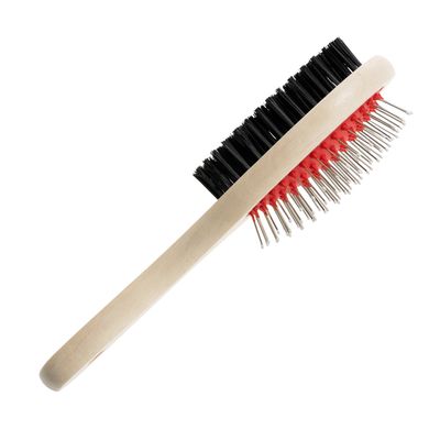 Brosse ovale double-face