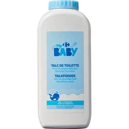 Talc de toilette Carrefour Baby